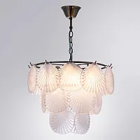 Люстра подвесная Виктория (Victoria) A1734LM-5AB Arte Lamp белая на 5 ламп, основание античное бронза в стиле классический Люстра подвесная Виктория (Victoria) A1734LM-5AB Arte Lamp белая на 5 ламп, основание античное бронза в стиле классический